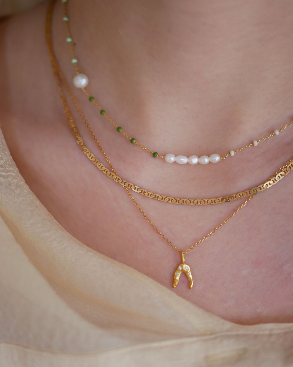 Lola Glory halskæde - forgyldt